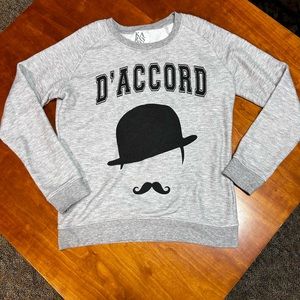Zoe Karssen crewneck D’ACCORD sweater